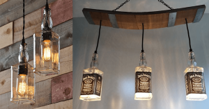 Comment faire une lampe avec une bouteille de whiskey ?