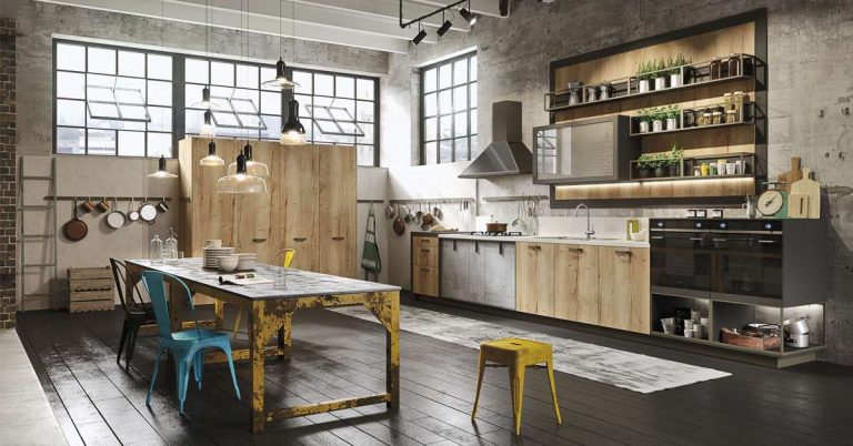 Inspiration pour cuisine de loft