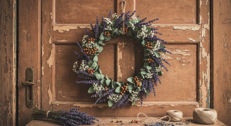 Couronne de Fleurs Séchées : Tuto DIY Facile Printemps