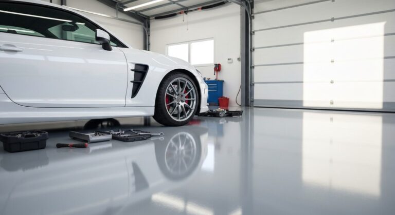 Sol de Garage : Résine Époxy, Dalles PVC ou Béton Ciré ?