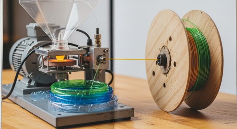 Machine DIY transformant des bouteilles plastique PET en filament pour imprimante 3D